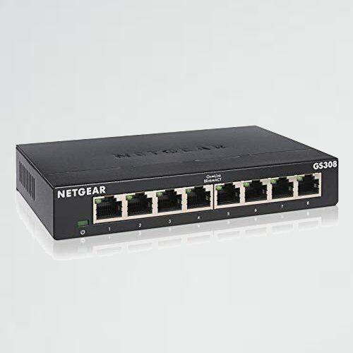 NETGEAR NGR-GS308-300JPS [GS308ギガ8ポートL2アンマネージスイッチ]