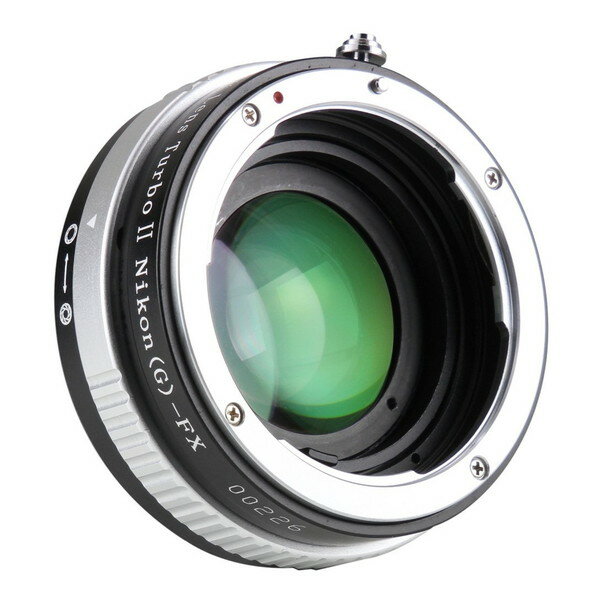 中一光学 Lens Turbo II N/G-FX フォーカルレデューサー マウントアダプター(ニコンFマウント(Gシリーズ対応)レンズ → 富士フイルムXマウント)