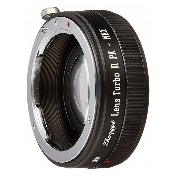 中一光学 Lens Turbo II PK-NEX フォーカルレデューサー マウントアダプター(ペンタックスKマウントレンズ → ソニーNEX/α.Eマウント)
