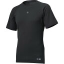 DESCENTE デサント 野球 丸首半袖アンダーシャツ ブラック DB5SUD10M BK00 O(4)