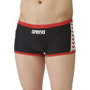ARENA アリーナ 水泳 トレーニングスパッツ(ショートレッグ) ブラック SAR-4107 BKRD L(4)