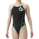 ARENA アリーナ 水泳 水着 トレーニングワンピース(オープンバック) ブラック M SAR-4100W BKMT