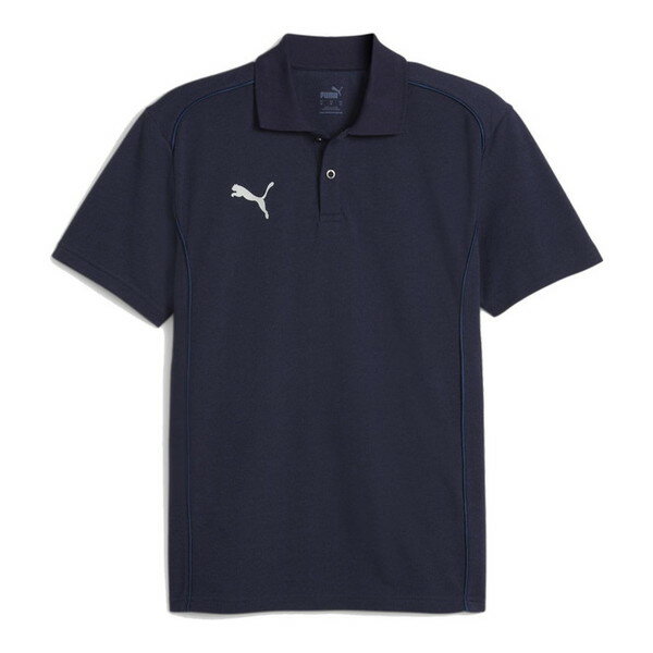 PUMA プーマ サッカーシャツ TEAMFINAL カジュアル ポロ L 659339 06 プーマネイビー