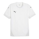 PUMA プーマ サッカーシャツ TEAMFINAL ゲームシャツ XXL 706359 04 プーマホワイト×プーマブラック×フェザー グレー
