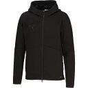 PUMA プーマ サッカー ウエア PUMAFTBL TRAVEL フーデットスウェット JKT ブラック XXL 660131