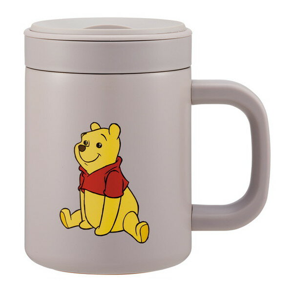 スケーター STMG4NI くまのプーさん ファニーフェイス ディズニー [ステンレスマグカップ (保温保冷 イ..