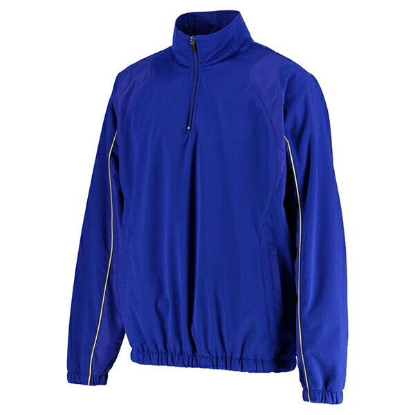 ZETT ゼット 野球ウエア 中綿ハーフジップジャンパー ロイヤルブルー L BOV460A 2500