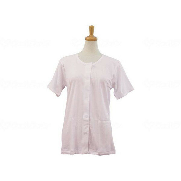羽衣綿業 ワンタッチテープシャツ 婦人用3分袖 ピンク M メーカー直送