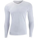 EON SPORTS ゼロフィット ZUIMF-13 アイスメッシュ ロングスリーブ Vネック ホワイト M(4)
