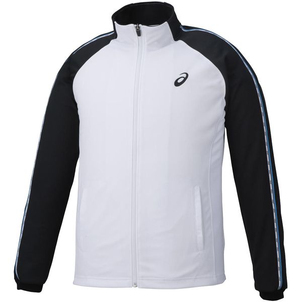 アシックス スポーツウエア ドライトレーニングジャケット ホワイト/ブラック S 2031D811 101