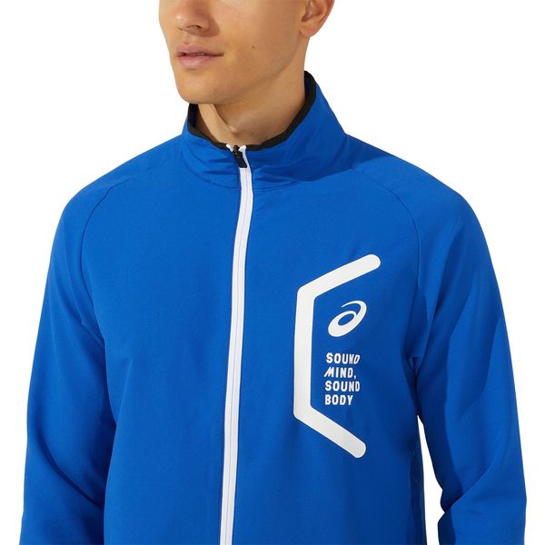 アシックス スポーツウエア TEAM HEX DRY CROSS JACKET ASICS BLUE XL 2031E052 401