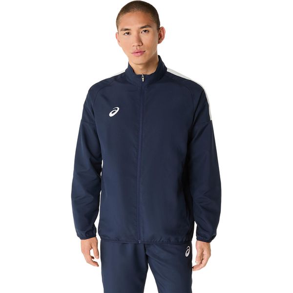 アシックス スポーツウエア ドライクロスロゴテープジャケット MIDNIGHT XL 2031E965 400