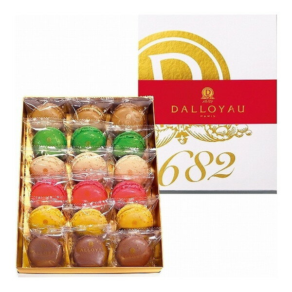 【11/27まで!お歳暮早割りクーポン発行中】 【冷蔵】 ダロワイヨジャポン ダロワイヨ マカロン詰め合わせ 18個入 メーカー直送 ギフト プレゼント お歳暮...