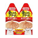 いなばペットフード キャットフード ウェット 金のだしクリーム パウチ 猫用 60g(30g×2) ペーストタイプ 乳酸菌配合 まぐろ しらす入り エクプラ特選