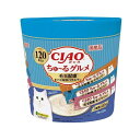 いなばペットフード CIAO ちゅ〜るグルメ おやつ 猫用 14g×120本 国産 スナック 毛玉配慮 まぐろ海鮮ミックスバラエティ ちゅーる チュール エクプ...