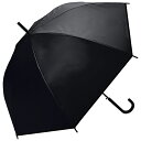 傘 雨傘 日傘 晴雨兼用 345-001 UV 65cm EVAオールウェザーロング ブラック 黒 ビニール メンズ レディース シンプル おしゃれ