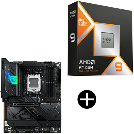 AMD Ryzen 9 9900X3D CPU + ASUS ROG-STRIX X870-F GAMING WIFI マザーボード セット AMD Ryzen 9 9900X3D CPU + ASUS ROG-STRIX X870-F GAMING WIFI マザーボード セット