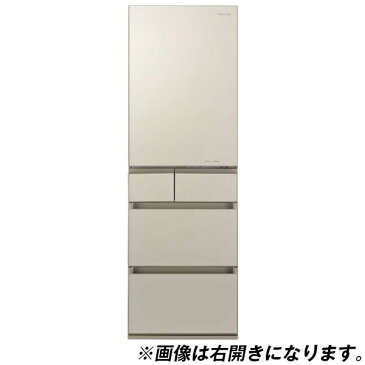 パナソニック 大型 5ドア 450L 左開き 幅60cm サテンゴールド PXタイプ NR-E455PXL-N 設置込み