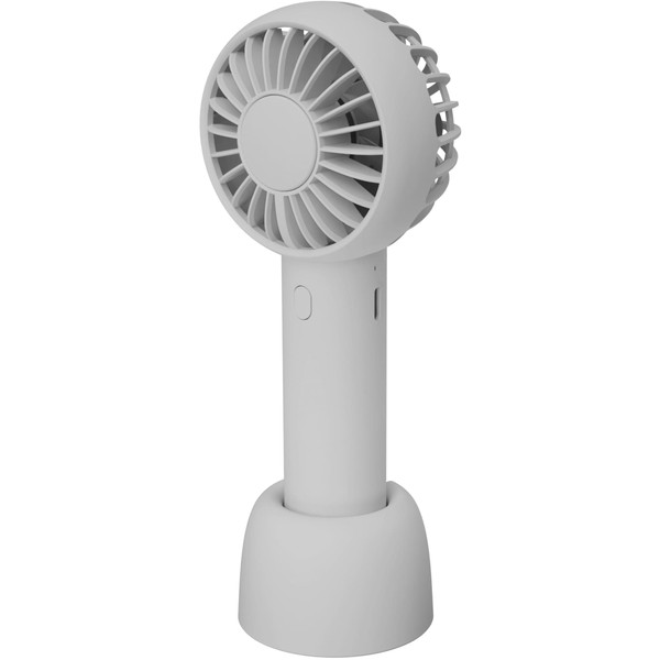 GREEN HOUSE GH-FANHHS-GY グレー [ミニUSB充電式 手持ちダブルファン]