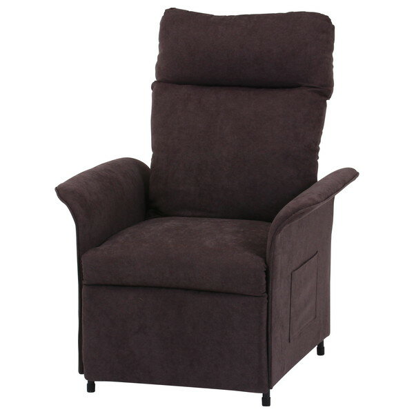 不二貿易 63204 電動リクライナー SIMPLE 1P FB102 BR メーカー直送