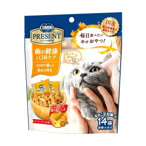 日本ペットフード コンボ キャット プレゼント 歯の健康と口臭ケア 42g おやつ 猫用