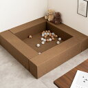萩原 230537102 チョコキッズ BR キッズコーナー コソウ ブロック:100×20×高さ24cm マット:80×80×厚み2cm ブラウン メーカー直送