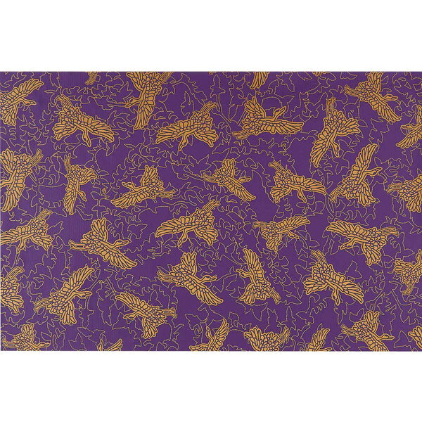 コジット 防炎仏壇マット 鶴柄44×29 cm
