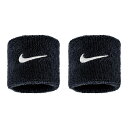 NIKE ナイキ BN3000-010 スウッシュ クラシック リストバンド 2P (010)ブラック/ホワイト F