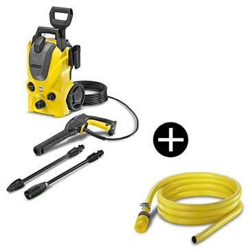 送料無料 KARCHER ケルヒャー 高圧洗浄機 K3サイレント + ホースセット(西日本・60Hz専用) 家庭用 コンパクト 静音 静か パワフル 網戸 自転車 洗車 車 玄関 ベランダ 浴室 アウトドア テラス 清掃 掃除 持ち運び便利 収納 ノズル 簡単 外壁 窓 ガラス 木材 バイク