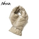 NANGA ナンガ PORTABLE LIGHT DOWN MUFFLER(UNISEX) BEG FREE NA2243-3C301 N1PMEGN3 ポータブルライトダウンマフラー(ユニセックス)