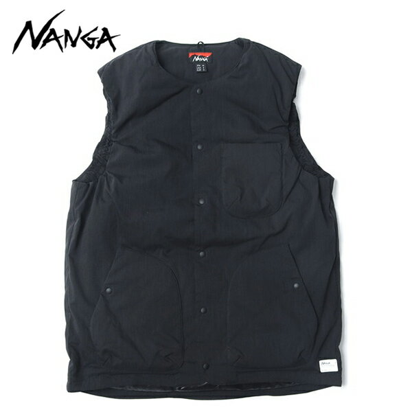 NANGA ナンガ ヒノック リップストップ インナーダウン ベスト HINOC RIPSTOP INNER DOWN VEST BLK XL ND2441-1N304-A N0001915