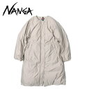 NANGA ナンガ ノーカラーダウンコート NO COLLAR DOWN COAT MOCHA WL ND2442-1C600-B N0002329