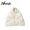 NANGA ナンガ ダウンポンチョマフラー DOWN PONCHO MUFFLER IVORY FREE NA2442-3C605-B N0002383