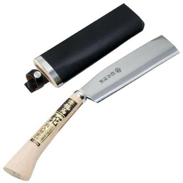 藤原産業 梅鉢龍馬 鞘入腰鉈 片刃 195MM