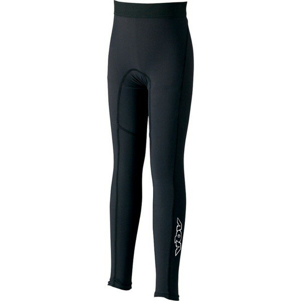 AQA(エーキューエー) ジュニア マリンスポーツ用ウェア UVスノーケリング レギンス ブラック 130cm KW4..