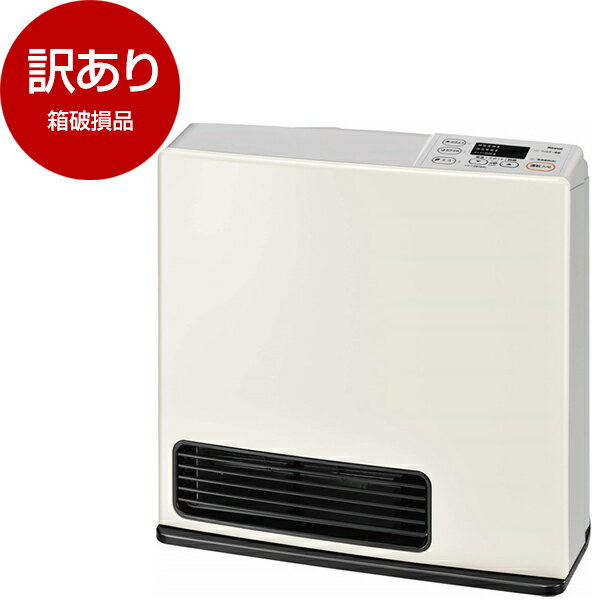 【箱破損品】Rinnai SRC-365E-LP ホワイト [ガスファンヒーター (プロパンガス用/木造11畳・コンクリ15..