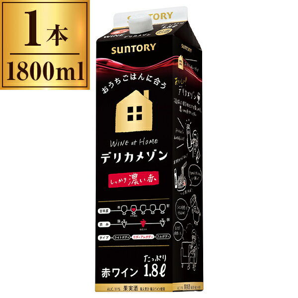 デリカメゾン 濃い赤 紙パック 1800ml(4)