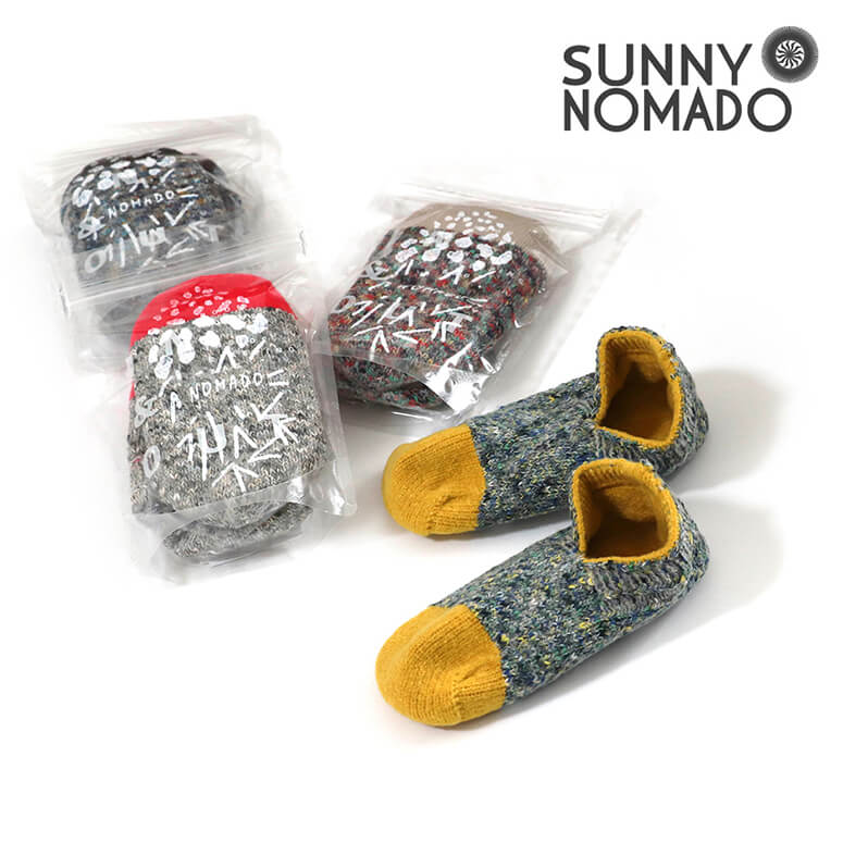 ★期間限定！ポイント15倍対象商品★【送料無料】SUNNYNOMADO(サニーノマド) 靴下 ルームシューズ 冷え防止 カバーソックス 日本製 レディース 男女兼用 (snso-012)【コンビニ受取対応商品】【ラッピング無料対象】