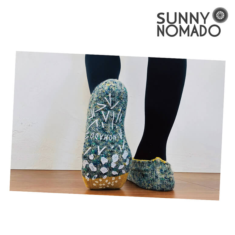 ★期間限定！ポイント15倍対象商品★【送料無料】SUNNYNOMADO(サニーノマド) 靴下 ルームシューズ 冷え防止 カバーソックス 日本製 レディース 男女兼用 (snso-012)【コンビニ受取対応商品】【ラッピング無料対象】