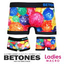 ★期間限定!ポイント15倍対象商品★【送料無料】BETONES(ビトーンズ) MACRO(マクロ) レディース ボクサーパンツ ボクサーショーツ アンダーウェア...