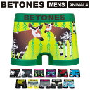 ★期間限定！ポイント15倍対象商品★BETONES(ビトーンズ) ANIMAL4 (アニマル4) メンズ ボクサーパンツ アンダーウェア(animal4)【メール便送料無料/コンビニ・代引不可】【ラッピング無料対象】