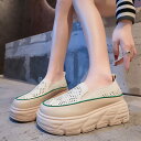 1650円OFFクーポン レディースシューズ 厚底 スリッポン レディーススリッポン スリッポン 女性用 厚底 靴 レディーススニーカー スリッポン プラットフ...