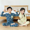 500円OFFクーポン パジャマセット 長袖 ロングパンツ 子供 パジャマ 上下セット キッズ ルームウェア 男の子 ジュニア 部屋着 肌着 インナー ナイトウ...
