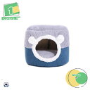 500円OFFクーポン ペットベッド ドーム型 ペットハウス 2way 犬猫用 室内 冬 通年タイプ ふわふわ クッション付き 犬小屋 屋根付き 犬 猫 ベッド...