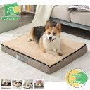 1650円OFFクーポン 犬 ベッド ペットベッド 通年利用 ペットクッション クッション性が 高反発 ふわふわ もこもこ 内層防水カバー 寒さ対策 高齢犬 中...