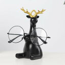 550円OFFクーポン オーナメント アニマルオブジェ 眼鏡ホルダー 鹿 抽象 ホームインテリア 眼鏡スタンド おもしろ雑貨 眼鏡ディスプレイフレーム フィギュ...