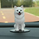 1650円OFFクーポン オーナメント 車内置物 カーデコレーション フィギュア置物 本物そっくり 犬 オブジェ 可愛い雑貨 サモエド 置物 フィギュア置物 卓...