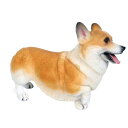 800円OFFクーポン アニマルオブジェ 車内置物 オーナメント 本物そっくり コーギー 犬 可愛い おきもの 樹脂 動物の装飾品 フィギュア 車デコレーション...