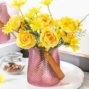 550円OFFクーポン ガラスベース 装飾用花瓶 ミニ花器 透明 オブジェ モダン風 ガラスボトル 可愛いガラス花瓶 レトロ スクエア花器 花入れ置物 広口 ホ...