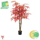 紅葉 人工観葉植物 大型 軽量 プラスチック製 鉢 スモール 屋内用 フェイクグリーン 造花 人工観葉植物 インテリア 玄関 オフィス 紅葉(人工) 室内 雑貨...